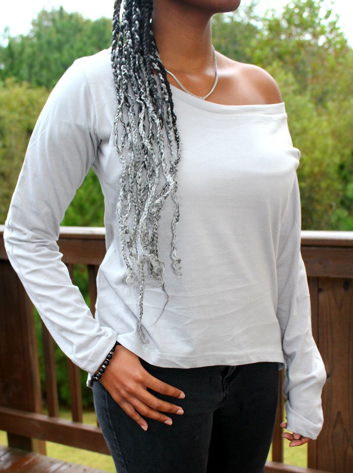 Swoop Neck Shirt - Curvy+
