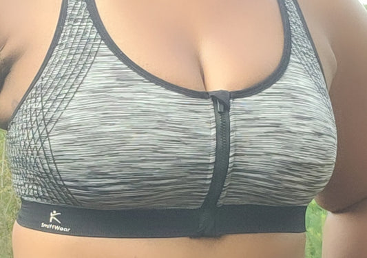 Front Zip Sports Bra - High Impact