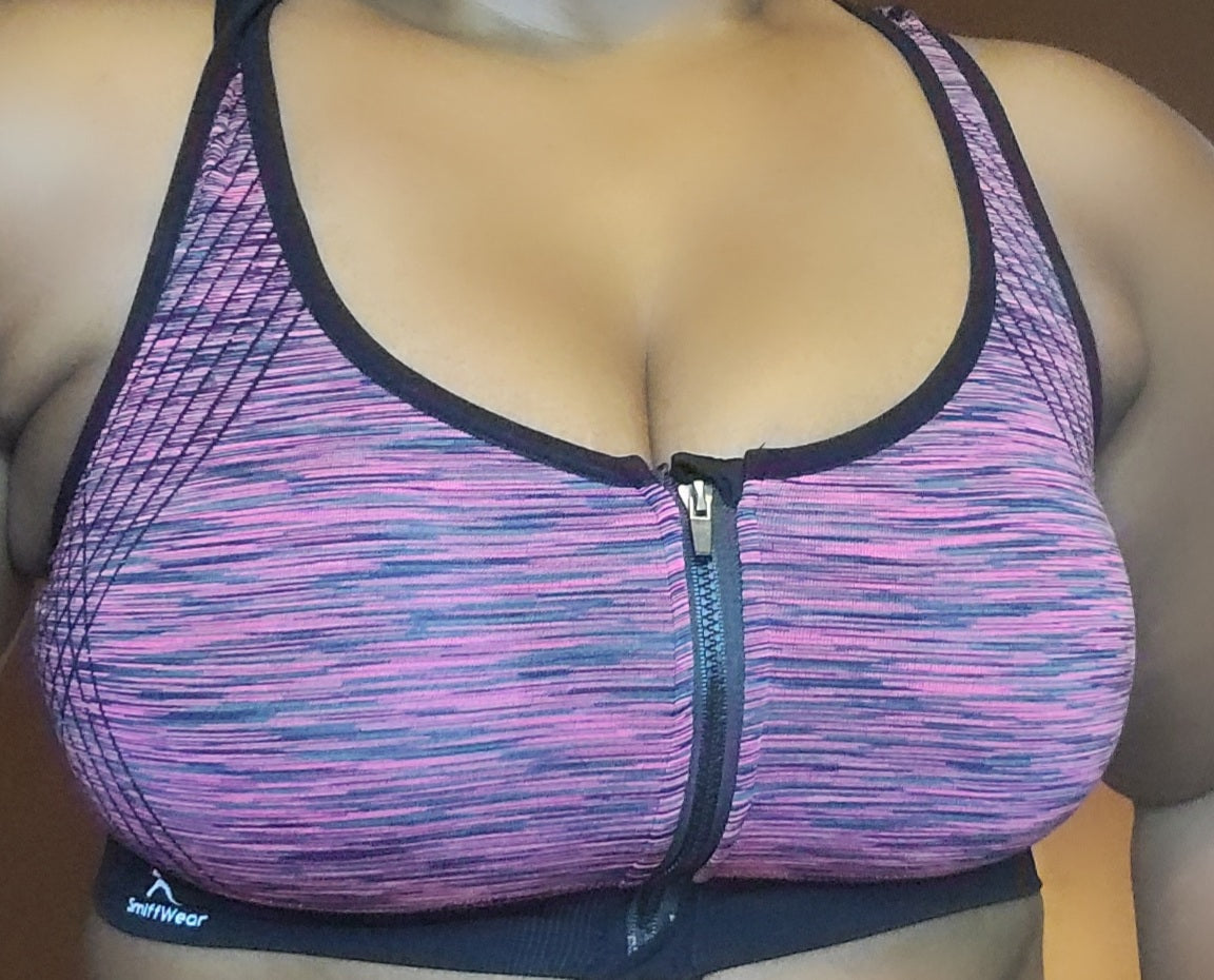 Front Zip Sports Bra - High Impact