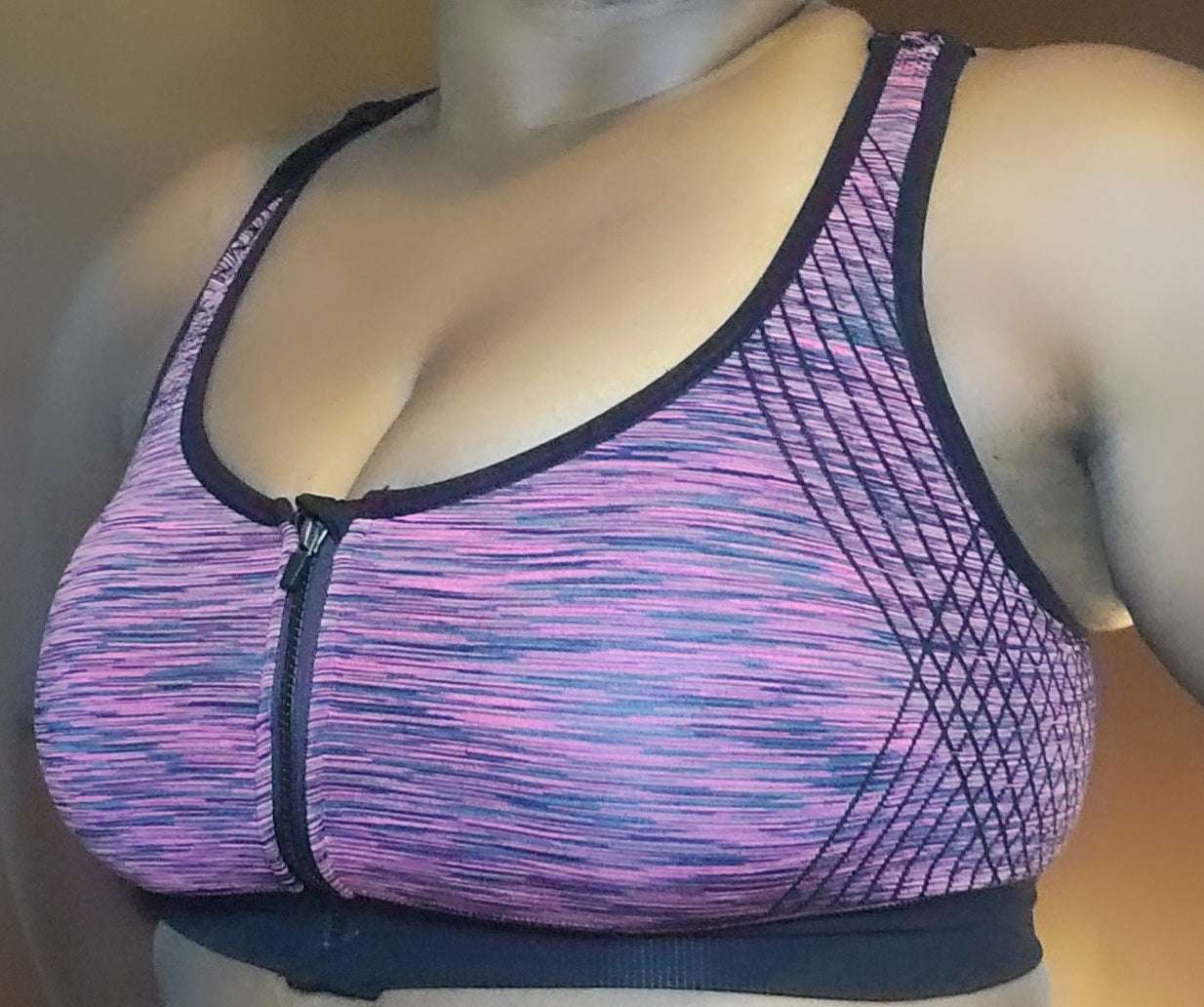 Front Zip Sports Bra - High Impact