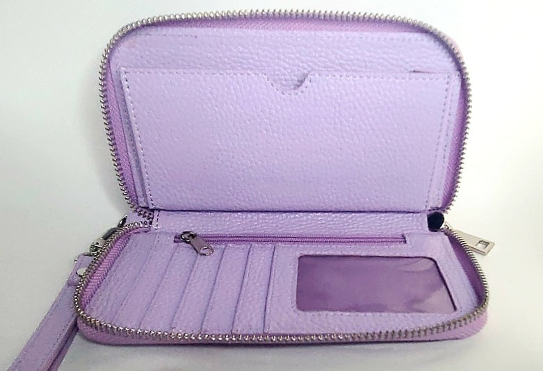 Chenita Wristlet Wallet- Sheer Lavender