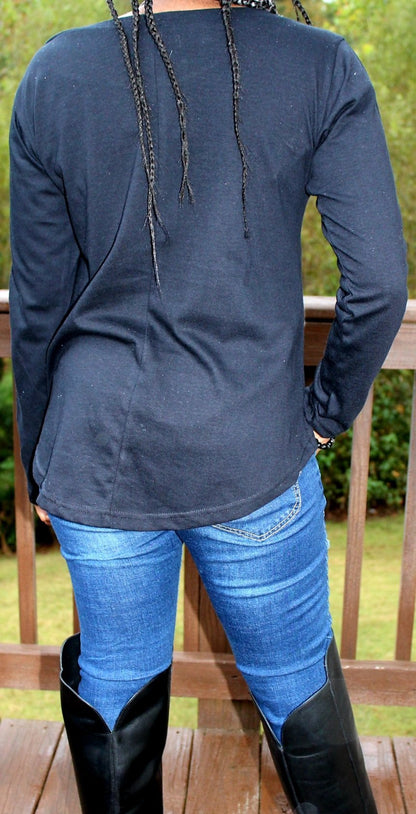 Swoop Neck Shirt