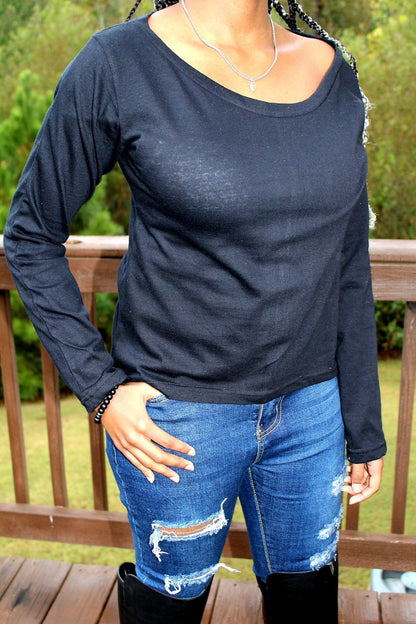 Swoop Neck Shirt
