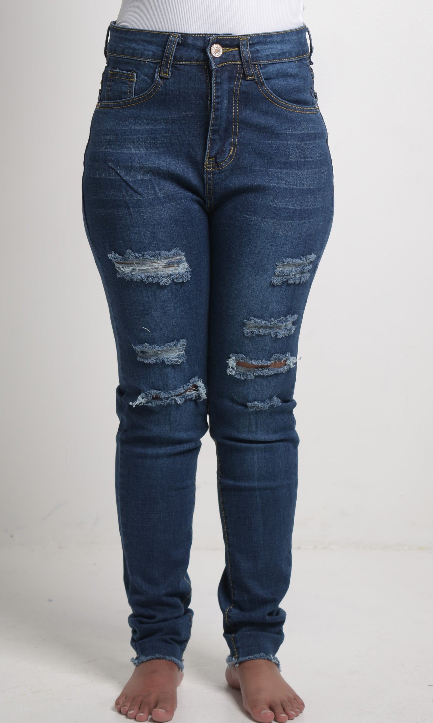 Friday Night Distressed Skinny Jeans