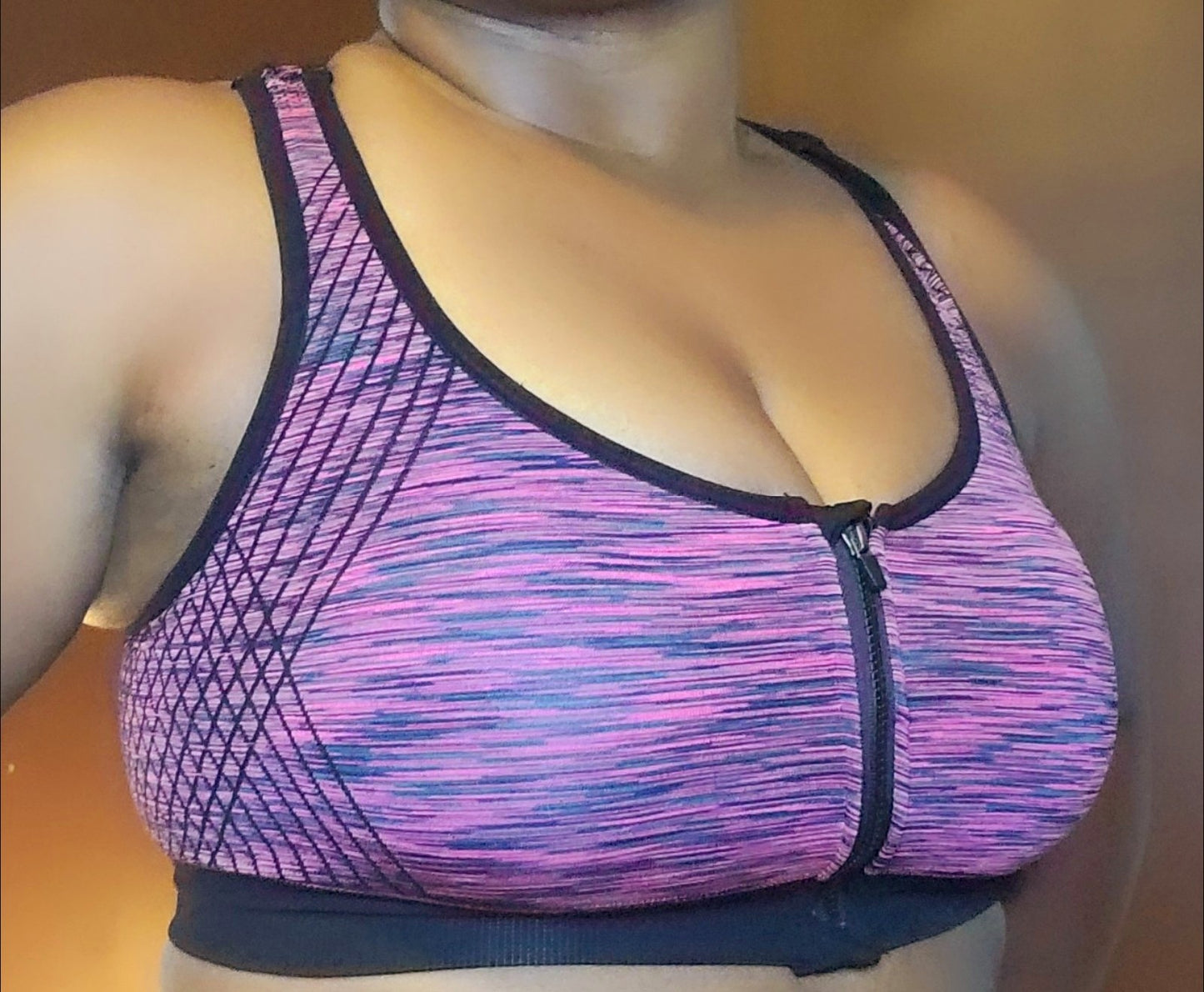 Front Zip Sports Bra - High Impact